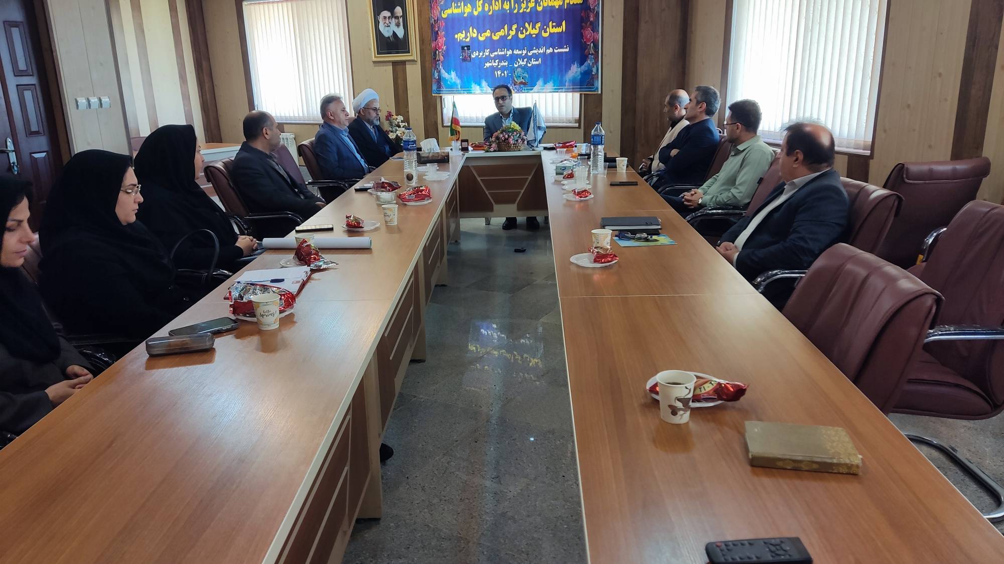 برگزاری اولین جلسه تهک هواشناسی در شرق گیلان با حضور مسئولین جهاد کشاورزی